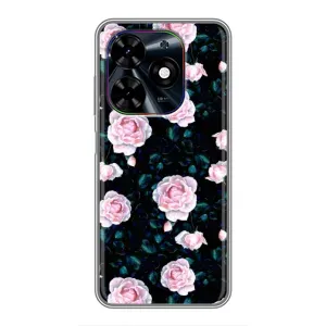 Чехлы с принтом Розочки для Tecno Spark Go 2024 (BG6) (Чайные розы)