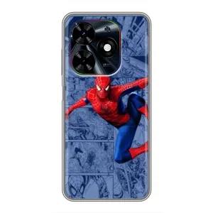 Силиконовый Чехол для Tecno Spark Go 2024 (BG6) (Человек Паук)