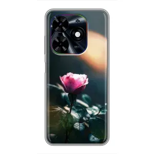 Чехлы с принтом Розочки для Tecno Spark Go 2024 (BG6) (Цветок ночной)