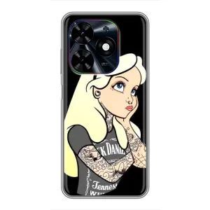 Чехол Стильные девушки на Tecno Spark Go 2024 (BG6) (Девушка обиделась)