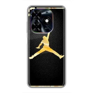 Силиконовый Чехол Nike Air Jordan на Техно Спарк ГО (2024) (Джордан 23)
