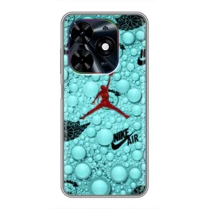 Силиконовый Чехол Nike Air Jordan на Техно Спарк ГО (2024) (Джордан Найк)