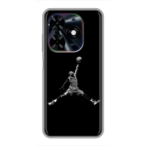 Силиконовый Чехол Nike Air Jordan на Техно Спарк ГО (2024) (Джордан)