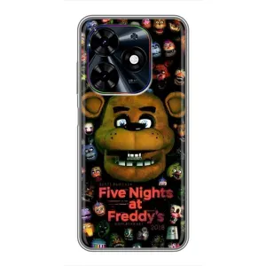 Чехлы Пять ночей с Фредди для Техно Спарк ГО (2024) (Freddy)