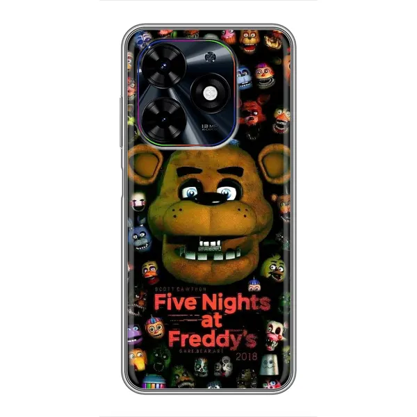 Чехол с рисунком «Freddy» для TECNO Spark Go 2024 (BG6)