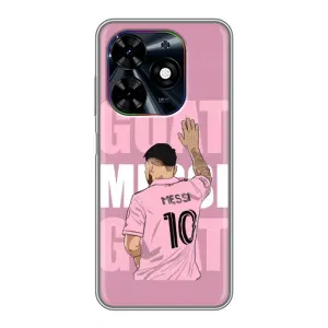 Чехлы Лео Месси в Майами на Tecno Spark Go 2024 (BG6) (GOAT MESSI)