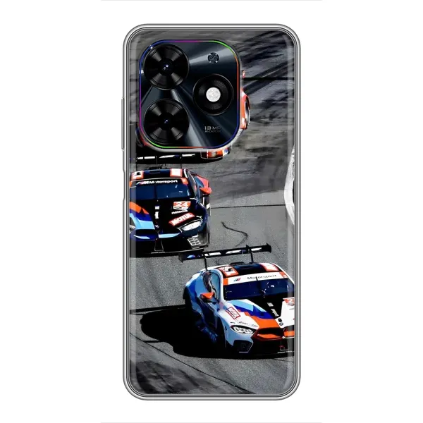 Чехол с рисунком «Гонщики» для TECNO Spark Go 2024 (BG6)