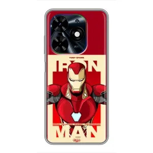 Чехол Супергерой Железный человек на Tecno Spark Go 2024 (BG6) (Iron man)