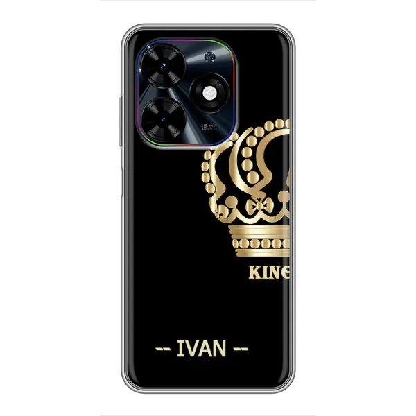 Чехол с рисунком «IVAN» для TECNO Spark Go 2024 (BG6) Чехол с рисунком «IVAN» для TECNO Spark Go 2024 (BG6)
