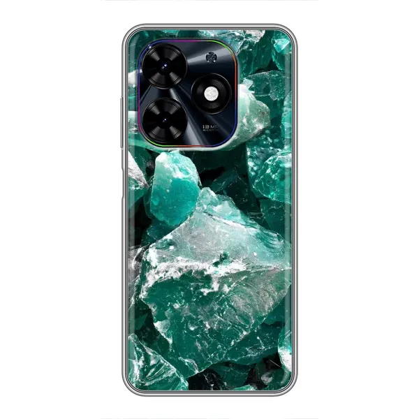 Чехол с рисунком «Изумруд» для TECNO Spark Go 2024 (BG6) Чехол с рисунком «Изумруд» для TECNO Spark Go 2024 (BG6)