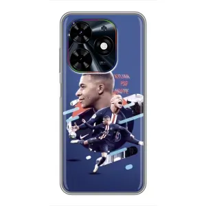 Чехол (TPU) с Футболистом на Tecno Spark Go 2024 (BG6) (Килиан)