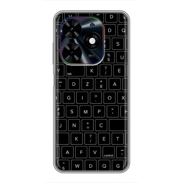Чехол с рисунком «Клавиатура» для TECNO Spark Go 2024 (BG6) Чехол с рисунком «Клавиатура» для TECNO Spark Go 2024 (BG6)