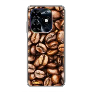 Чехол с изображением вкусной еды для Tecno Spark Go 2024 (BG6) (Кофе)