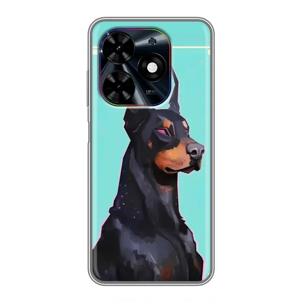 Чехол с рисунком «Король доберман» для TECNO Spark Go 2024 (BG6) Чехол с рисунком «Король доберман» для TECNO Spark Go 2024 (BG6)