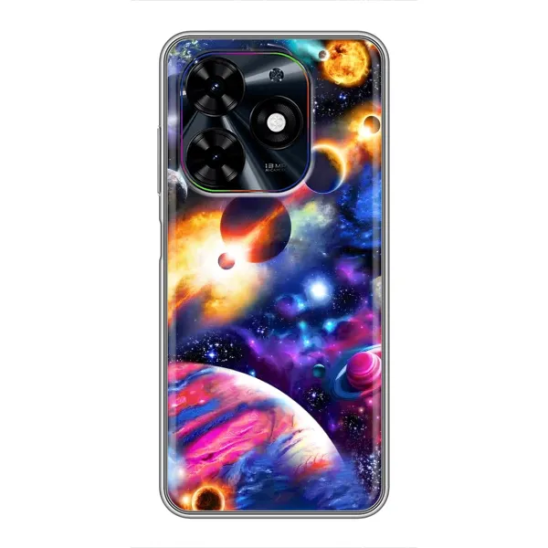 Чехол с рисунком «Космический мир» для TECNO Spark Go 2024 (BG6) Чехол с рисунком «Космический мир» для TECNO Spark Go 2024 (BG6)