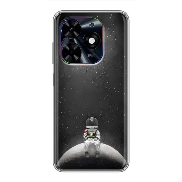 Чехол с рисунком «Космонавт романтик» для TECNO Spark Go 2024 (BG6) Чехол с рисунком «Космонавт романтик» для TECNO Spark Go 2024 (BG6)