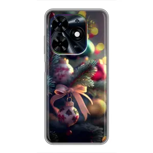 Чехлы на Новый Год Tecno Spark Go 2024 (BG6) (Красивая елочка)