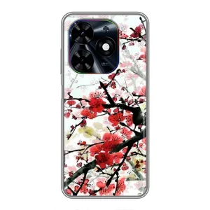 Чехол с принтом САКУРЫ на Tecno Spark Go 2024 (BG6) (Красивая Сакура)