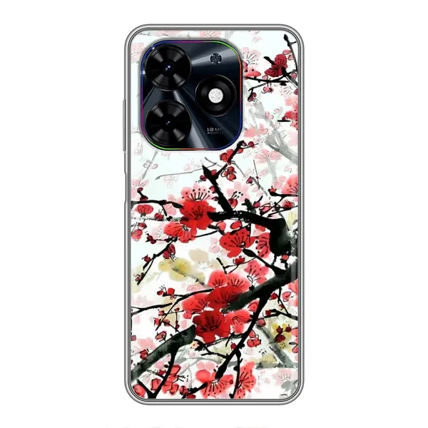 Чехол с рисунком «Красивая Сакура» для TECNO Spark Go 2024 (BG6) Чехол с рисунком «Красивая Сакура» для TECNO Spark Go 2024 (BG6)
