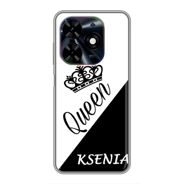 Чехол с рисунком «KSENIA» для TECNO Spark Go 2024 (BG6) Чехол с рисунком «KSENIA» для TECNO Spark Go 2024 (BG6)