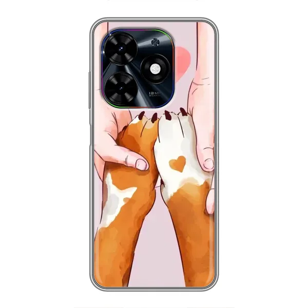 Чехол с рисунком «Любовь к собакам» для TECNO Spark Go 2024 (BG6) Чехол с рисунком «Любовь к собакам» для TECNO Spark Go 2024 (BG6)