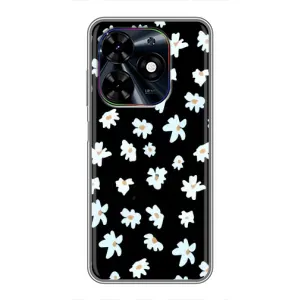 Чехол с ромашками на Tecno Spark Go 2024 (BG6) (Маленькие ромашки)