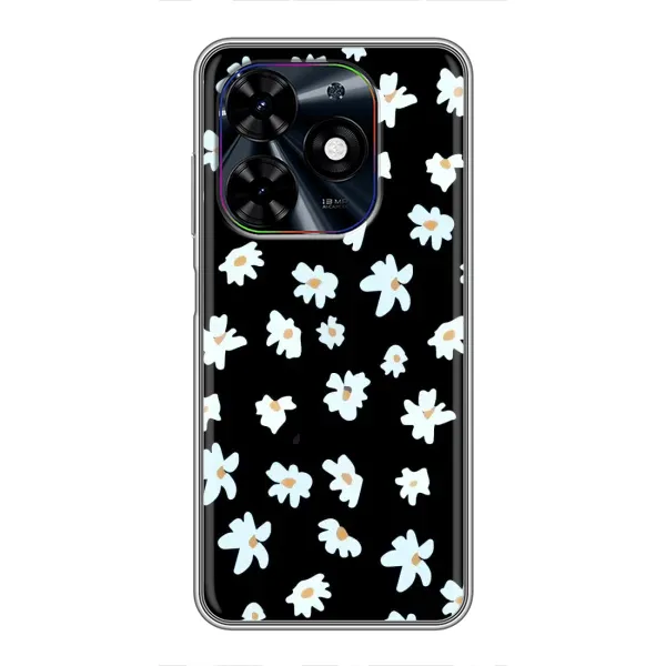 Чехол с рисунком «Маленькие ромашки» для TECNO Spark Go 2024 (BG6) Чехол с рисунком «Маленькие ромашки» для TECNO Spark Go 2024 (BG6)