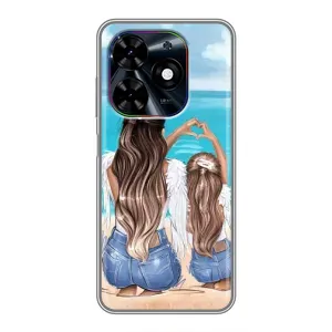 Чехлы для МАМЫ на Tecno Spark Go 2024 (BG6) (Мама и дочь)