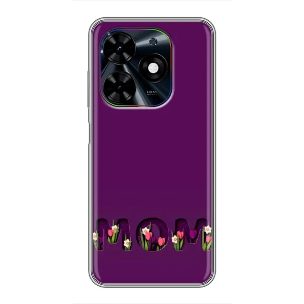 Чехол с рисунком «Мама с цветами» для TECNO Spark Go 2024 (BG6) Чехол с рисунком «Мама с цветами» для TECNO Spark Go 2024 (BG6)