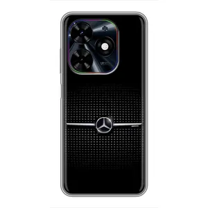 Силиконовый бампер с картинкой машины на Tecno Spark Go 2024 (BG6) (Mercedes)