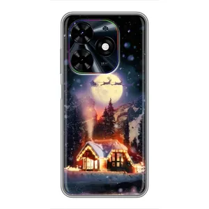 Чехлы на Новый Год Tecno Spark Go 2024 (BG6) (Настроение зимнее)