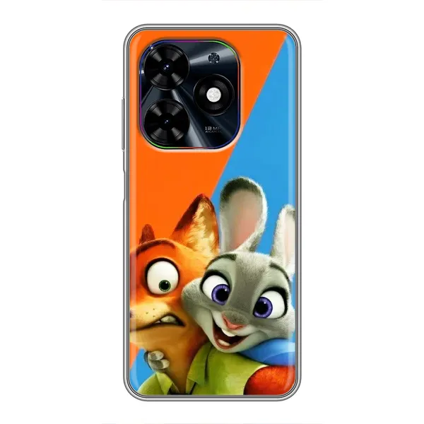 Чехол с рисунком «Ник и Хопс» для TECNO Spark Go 2024 (BG6) Чехол с рисунком «Ник и Хопс» для TECNO Spark Go 2024 (BG6)