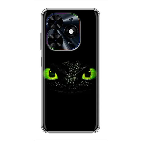 Чехол с рисунком «Глаза Беззубика» для TECNO Spark Go 2024 (BG6) Чехол с рисунком «Глаза Беззубика» для TECNO Spark Go 2024 (BG6)