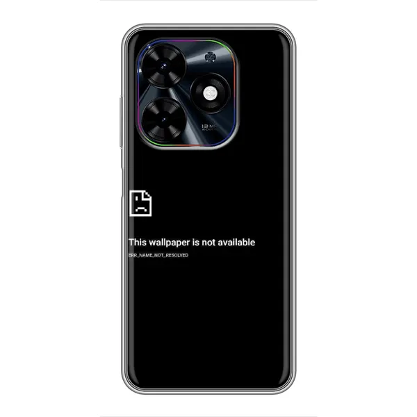 Чехол с рисунком «Ошибка» для TECNO Spark Go 2024 (BG6) Чехол с рисунком «Ошибка» для TECNO Spark Go 2024 (BG6)