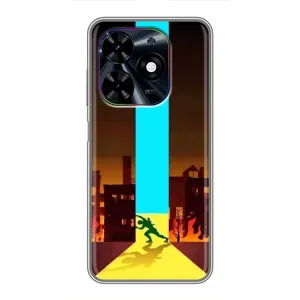 Чехол с Украинской символикой на Техно Спарк ГО (2024) (Освобождение)
