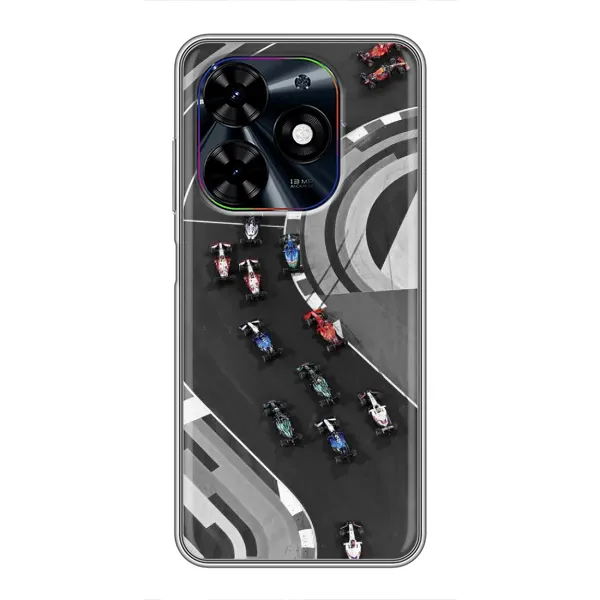 Чехол с рисунком «Гонки ф1» для TECNO Spark Go 2024 (BG6) Чехол с рисунком «Гонки ф1» для TECNO Spark Go 2024 (BG6)
