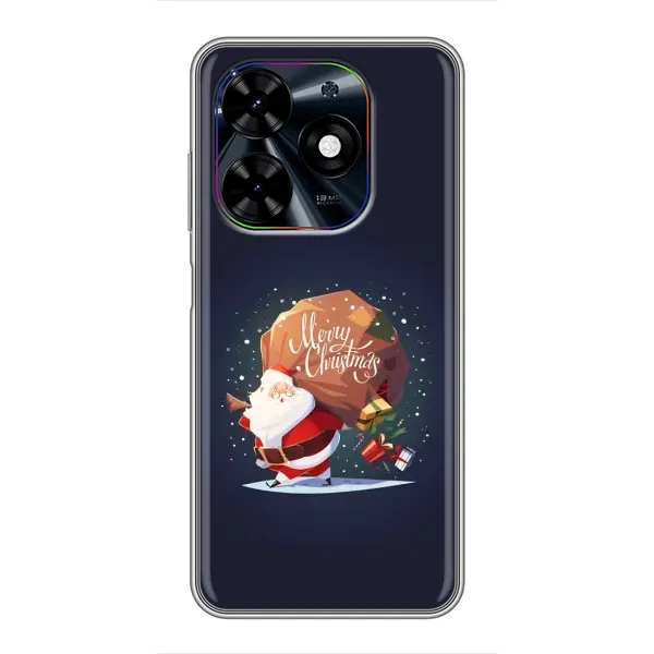 Чехол с рисунком «Подарки от Санты» для TECNO Spark Go 2024 (BG6) Чехол с рисунком «Подарки от Санты» для TECNO Spark Go 2024 (BG6)