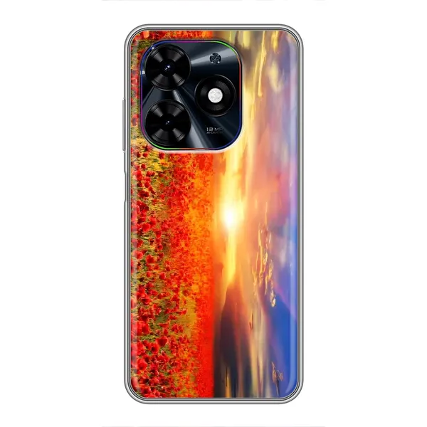 Чехол с рисунком «Поле тюльпанов» для TECNO Spark Go 2024 (BG6) Чехол с рисунком «Поле тюльпанов» для TECNO Spark Go 2024 (BG6)