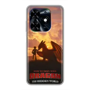 Чехол дракон Беззубик для Tecno Spark Go 2024 (BG6) (Постер Беззубика)