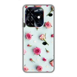 Чехлы с принтом Розочки для Tecno Spark Go 2024 (BG6) (Разные цветы)