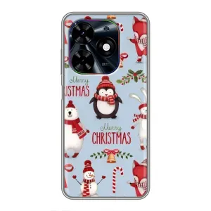 Чехол Санта Клаус для Tecno Spark Go 2024 (BG6) (Рождественский)