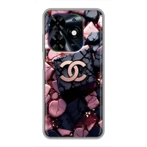 Чохол (Dior, Prada, YSL, Chanel) для Tecno Spark Go 2024 (BG6) (Шанель)