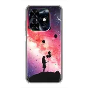 Силиконовые Чехлы Любимому человеку для Tecno Spark Go 2024 (BG6) (Шарики в небе)