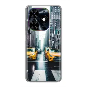 Силиконовый бампер (Работники) на Tecno Spark Go 2024 (BG6) (Такси)