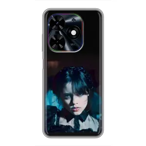 Чехлы с принтом Уэнсдей на Tecno Spark Go 2024 (BG6) (Танец Уэнсдей)