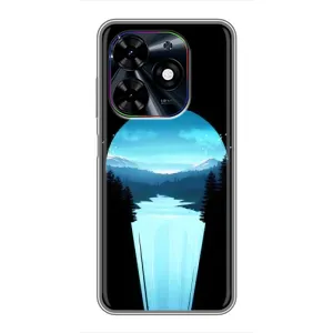 Літній Чохол на Tecno Spark Go 2024 (BG6) (Синій Водоспад)