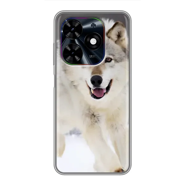Чехол с рисунком «Волк на снегу» для TECNO Spark Go 2024 (BG6) Чехол с рисунком «Волк на снегу» для TECNO Spark Go 2024 (BG6)