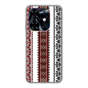 Силиконовый Чехол на Tecno Spark Go 2024 (BG6) с картинкой Вышиванки (Вышиваночки)
