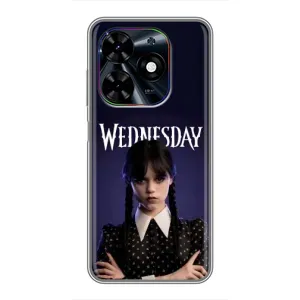 Чехлы с принтом Уэнсдей на Tecno Spark Go 2024 (BG6) (Wednesdey)