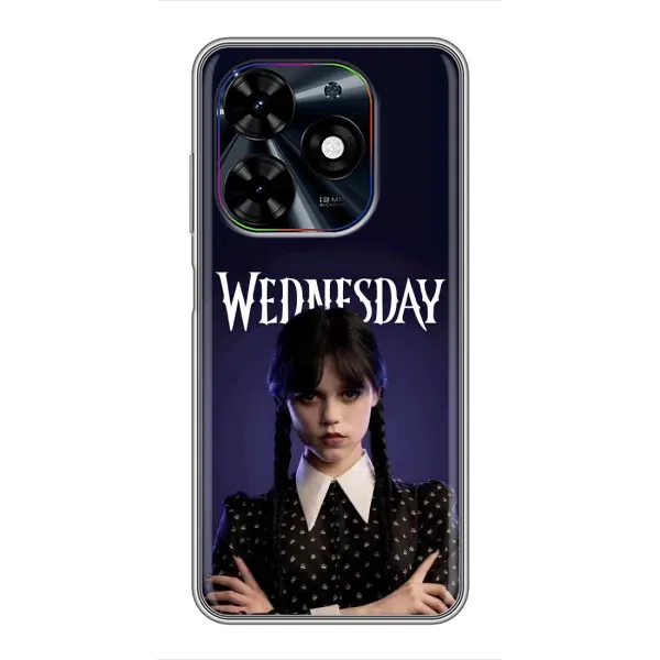 Чехол с рисунком «Wednesdey» для TECNO Spark Go 2024 (BG6) Чехол с рисунком «Wednesdey» для TECNO Spark Go 2024 (BG6)